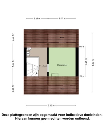 Floorplan - Papaverstraat 9, 4456 CA Lewedorp