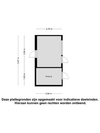 Floorplan - Papaverstraat 9, 4456 CA Lewedorp