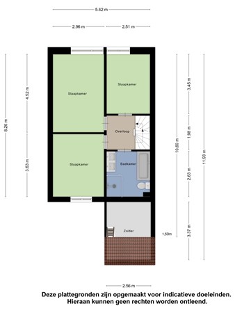 Floorplan - Herberdsland 13, 4337 CL Middelburg