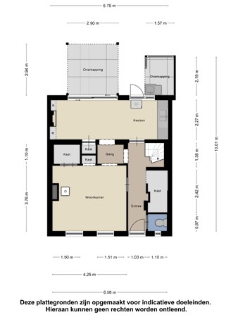 Floorplan - Sint Jooslandstraat 11, 4339 PM Nieuw- en Sint Joosland