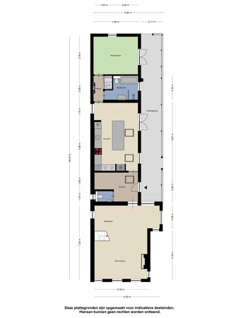 Floorplan - Lewedijk 19, 4455 TA Nieuwdorp