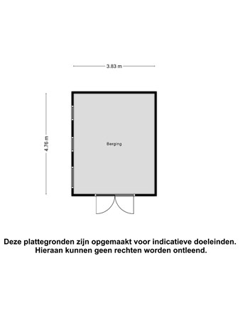 Floorplan - Lewedijk 19, 4455 TA Nieuwdorp