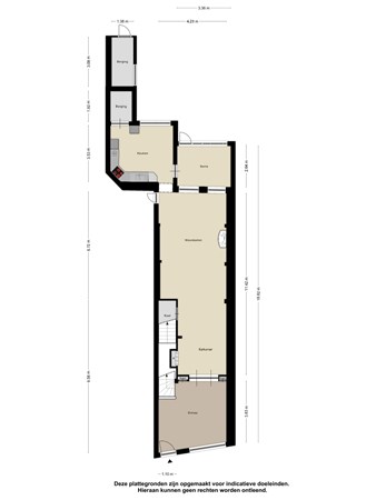 Floorplan - Wagenaarstraat 8, 4331 CZ Middelburg