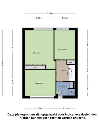 Floorplan - Hugo de Grootlaan 20, 4334 AV Middelburg