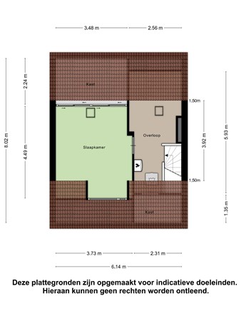 Floorplan - Hugo de Grootlaan 20, 4334 AV Middelburg