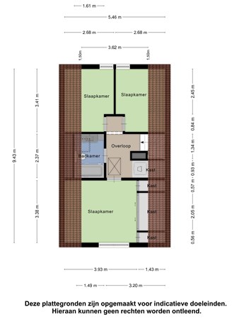 Floorplan - Middelgat 65, 4341 LB Arnemuiden