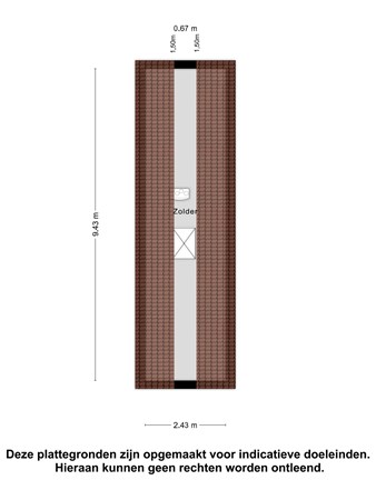 Floorplan - Middelgat 65, 4341 LB Arnemuiden