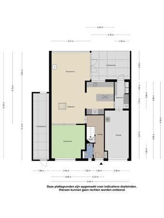 Floorplan - Anna Blamanlaan 98, 4385 KK Vlissingen