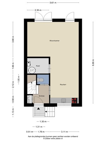 Molenweg 1A, 4341 BA Arnemuiden - 173877058_1558009_molen_begane_grond_first_design_20250612_82dbed.jpg