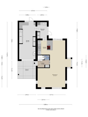 Botter 15, 4341 MZ Arnemuiden - 182159761_1626910_botte_begane_grond_first_design_20260211_9f52c2.jpg