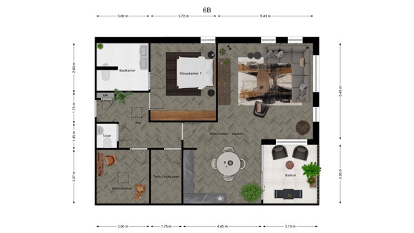 Langstraat 6B, 4341 EE Arnemuiden - joosse-wonen-studio-kapstok-179778016_joosse_wonen_6b_first_design_20260106_3db94c.jpg