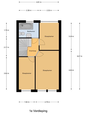 Klaverakker 34, 4341 MB Arnemuiden - 1e_Verdieping.jpg