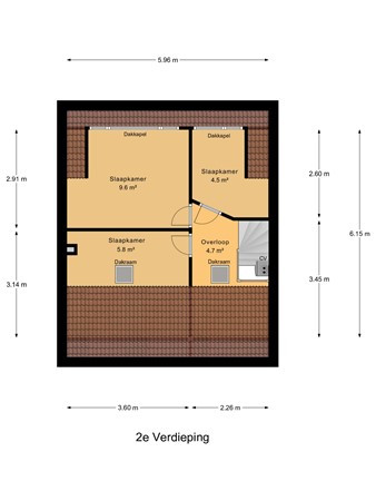Prinses Beatrixstraat 15, 4341 GK Arnemuiden - 2e_Verdieping.jpg