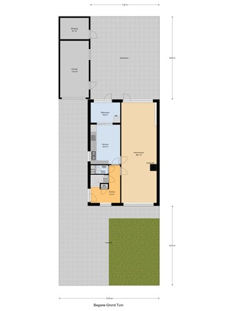 Oude Vlissingseweg 43, 4336 AB Middelburg - Begane_Grond_Tuin.jpg