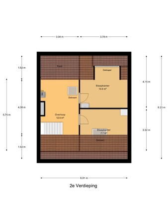 Oude Vlissingseweg 43, 4336 AB Middelburg - 2e_Verdieping.jpg