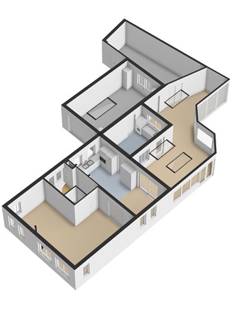 Maisakker 2, 4341 MH Arnemuiden - 3D_Begane_Grond.jpg