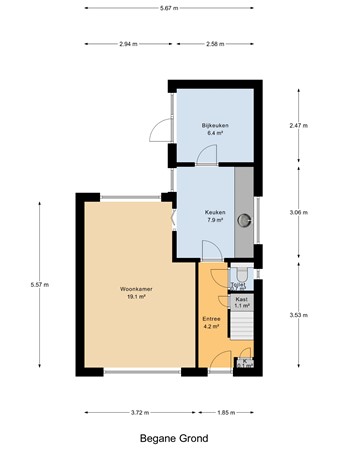 Schuttershof 20, 4341 AB Arnemuiden - Begane_Grond.jpg