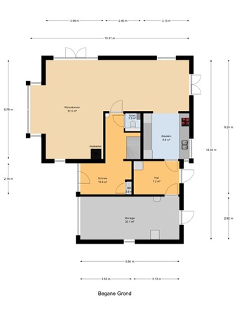 Zuster Van Donkstraat 6, 4341 LT Arnemuiden - Begane_Grond.jpg