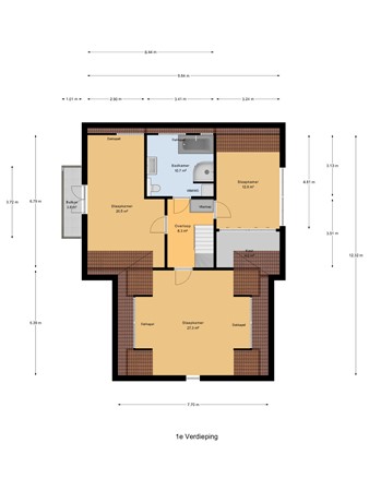 Zuster Van Donkstraat 6, 4341 LT Arnemuiden - 1e_Verdieping.jpg