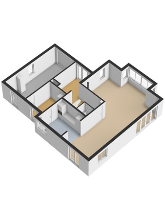 Zuster Van Donkstraat 6, 4341 LT Arnemuiden - 3D_Begane_Grond.jpg