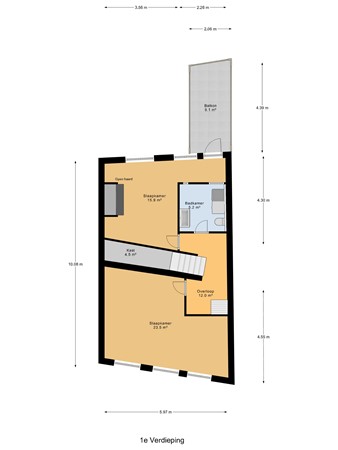 Reigerstraat 1, 4331 BA Middelburg - 1e_Verdieping.jpg