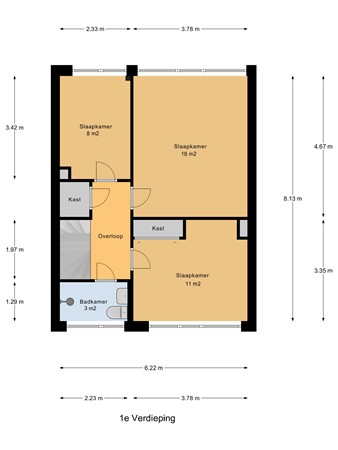 Poppenroedestraat 6, 4335 ED Middelburg - 1e_Verdieping.jpg