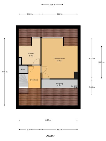 Poppenroedestraat 6, 4335 ED Middelburg - Zolder.jpg
