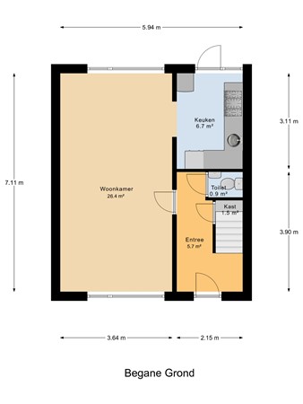 Van Akenstraat 7, 4339 BR Nieuw- en Sint Joosland - Begane_Grond.jpg