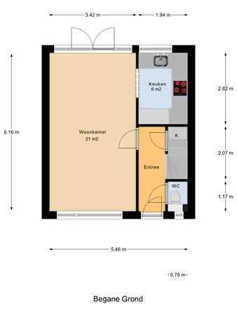 Luteijnstraat 9, 4341 GR Arnemuiden - Begane_Grond.jpg
