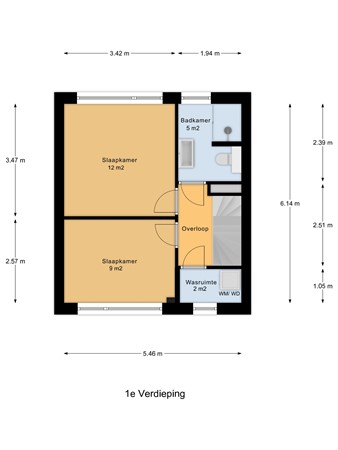 Luteijnstraat 9, 4341 GR Arnemuiden - 1e_Verdieping.jpg