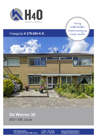 Brochure preview - De Warren 30, 8501 NB JOURE (1)