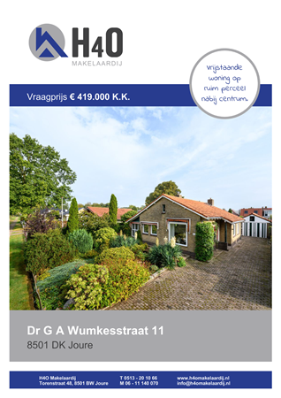 Brochure preview - Dr G A Wumkesstraat 11, 8501 DK JOURE (1)