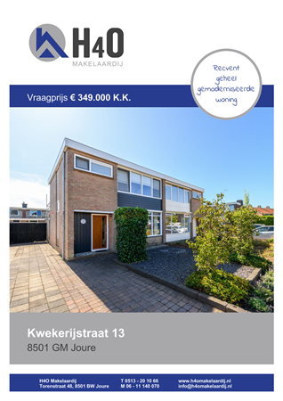 Brochure preview - Kwekerijstraat 13, 8501 GM JOURE (1)