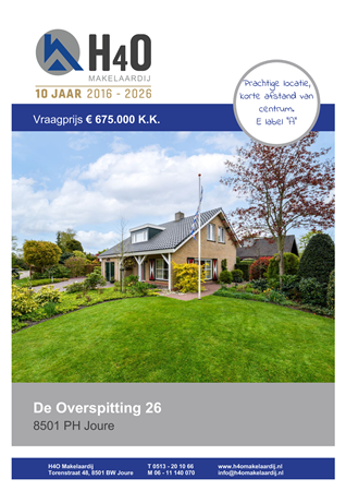 Brochure preview - De Overspitting 26, 8501 PH JOURE (1)