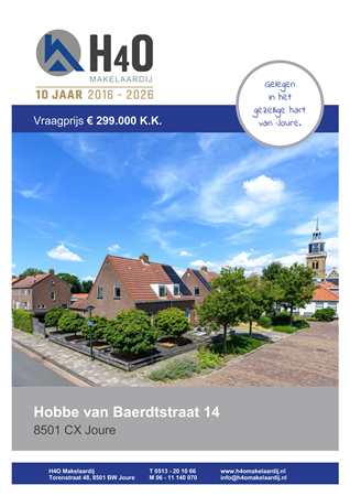 Brochure preview - Hobbe van Baerdtstraat 14, 8501 CX JOURE (1)