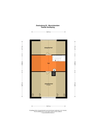Floorplan - Zwaluwtong 83, 1141 KP Monnickendam