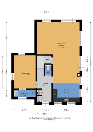 Zeedijk 2-430, 1154 PP Uitdam - Begane grond - 2D.jpg