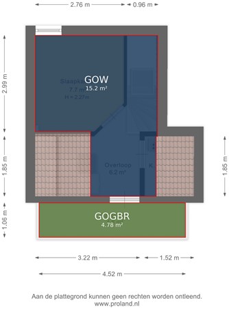 Weezenland 4B, 1141 BN Monnickendam - Tweede verdieping - markings.jpg