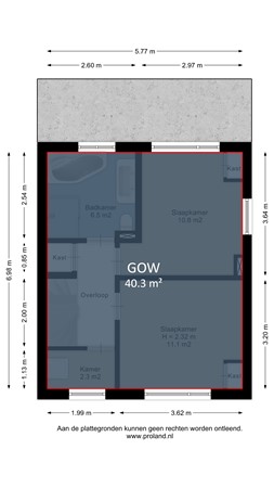Tedingh Van Berkhoutplantsoen 1, 1141 HK Monnickendam - Eerste Verdieping Markings.jpg