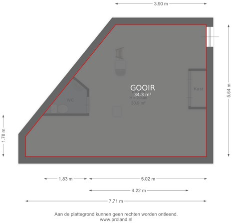 Havenbuurt 19C, 1156 AL Marken - Kelder - markings.jpg