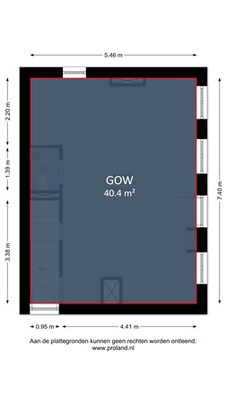 Kerkbuurt 138, 1156 BP Marken - Begane Grond markings.jpg