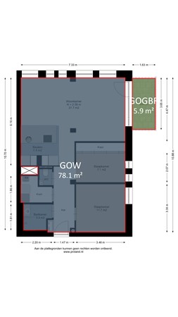 Pierebaan 119, 1141 GV Monnickendam - Appartement markings.jpg