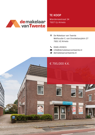 Brochure preview - Wierdensestraat 34, 7607 GJ ALMELO (1)