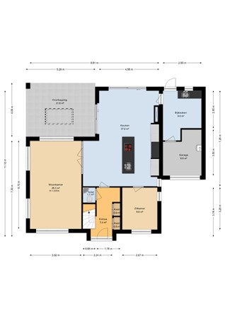 Spinozalaan 6, 7603 LD Almelo - Begane grond - 2D.jpg