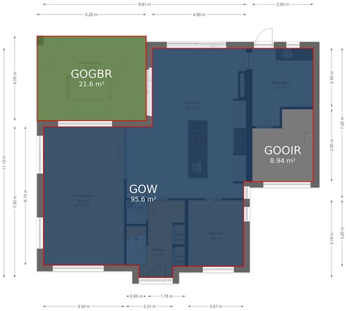 Spinozalaan 6, 7603 LD Almelo - Begane grond - markings.jpg