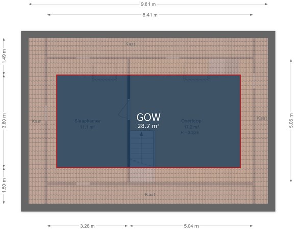 Spinozalaan 6, 7603 LD Almelo - Tweede verdieping - markings.jpg