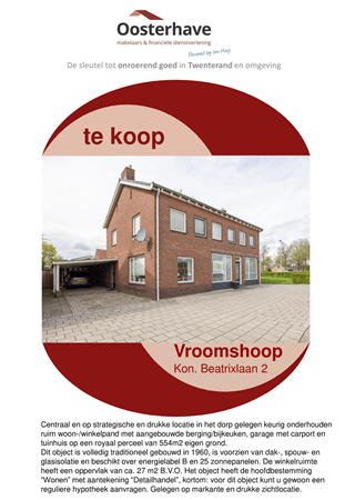 Brochure preview - VERKOOPBROCHURE K Beatrixlaan 2 Vroomshoop.pdf