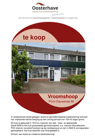 Brochure preview - VERKOOPBROCHURE Prins Clausstraat 86 Vroomshoop .pdf