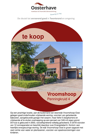 Brochure preview - VERKOOPBROCHURE PENNINGKRUID 4 VROOMSHOOP.pdf