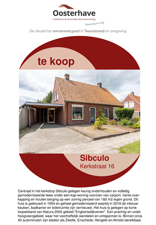 Brochure preview - VERKOOPBROCHURE KERKSTRAAT 16 SIBCULO.pdf